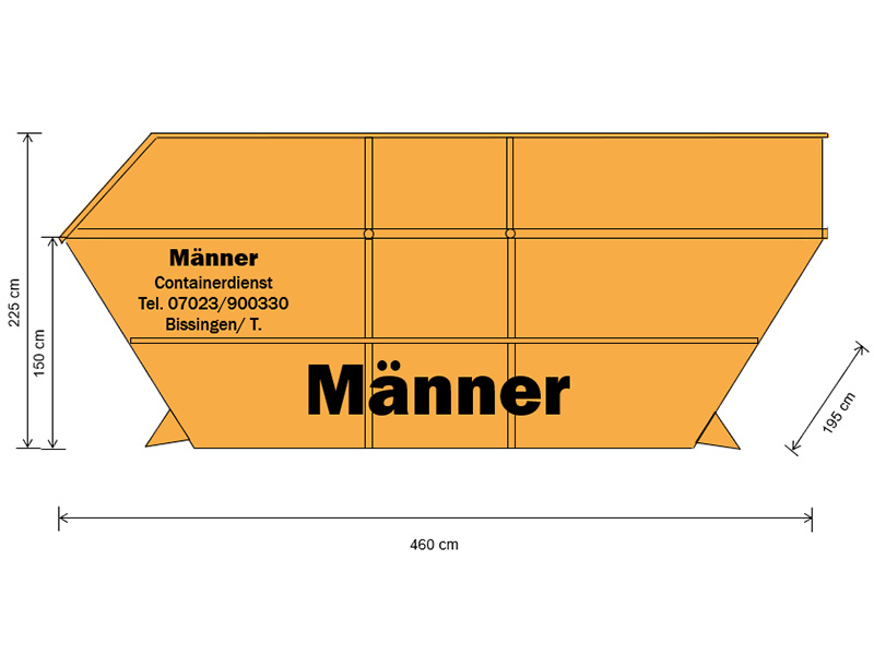 absetzcontainer 15cbm