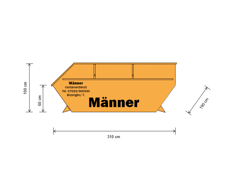 absetzcontainer 7cbm