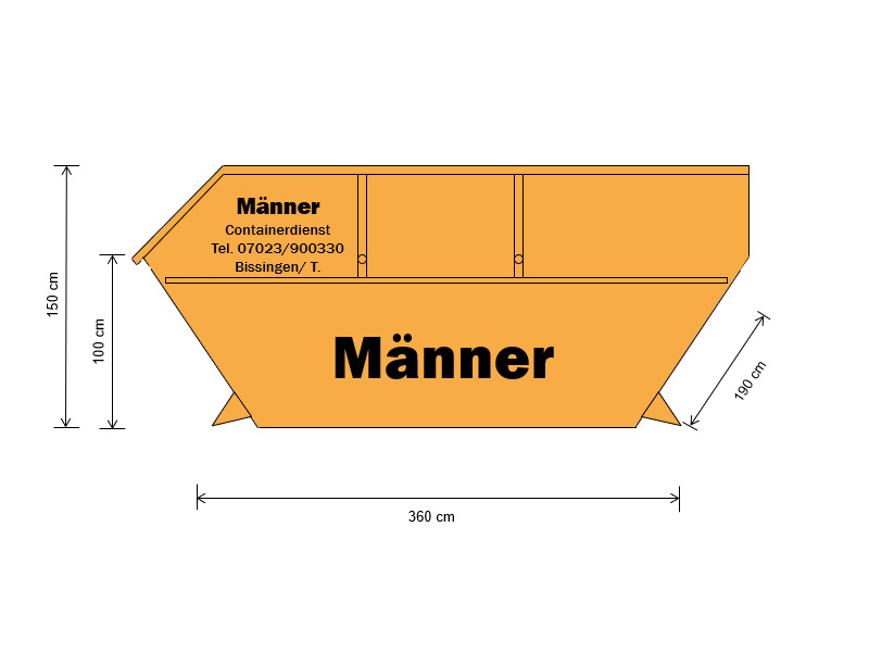 absetzcontainer 7cbm